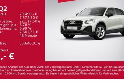 Audi Q2 6.000 km 29.490 € Gersthofen 86368