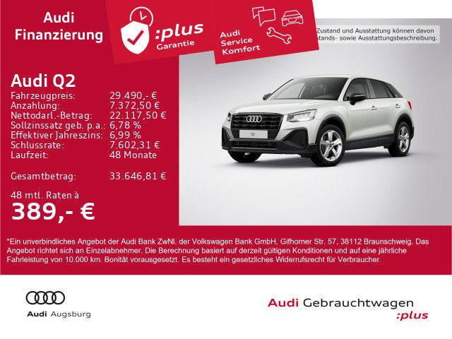 Audi Q2 6.000 km 29.490 € Gersthofen 86368