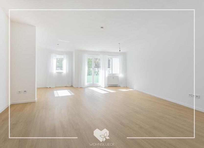 HELLE UND MODERNE 3-Zimmer Wohnung MIT EINBAUKÜCHE, BALKON UND TG