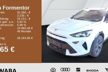 Cupra Formentor 25.500 km 32.390 € Gersthofen 86368