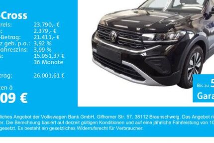 VW T-Cross 6.100 km 23.490 € Gersthofen 86368
