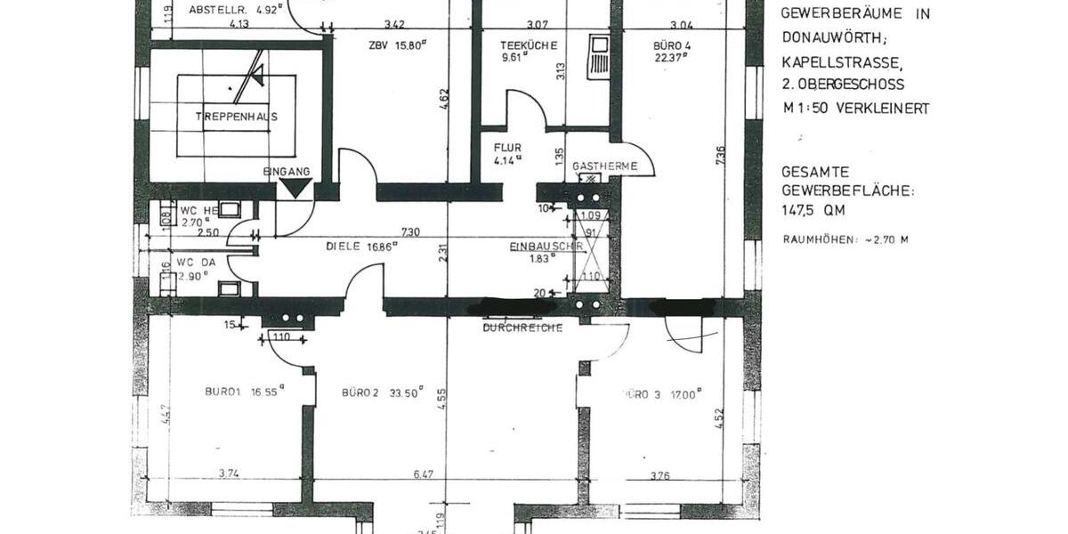 Gewerbefläche in Donauwörth 147,5 qm zimmer