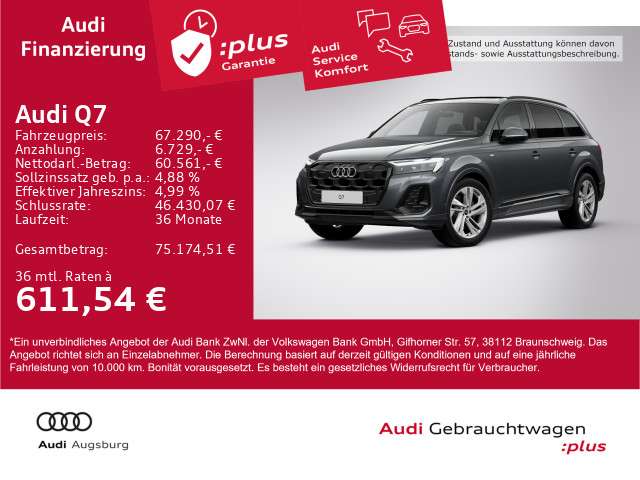 Audi Q7 27.891 km 67.290 &euro; Gersthofen 86368