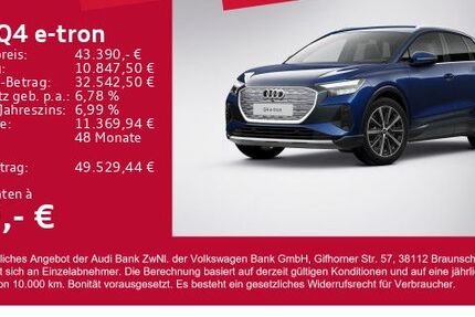 Audi Q4 e-tron 8.574 km 43.390 &euro; Gersthofen 86368
