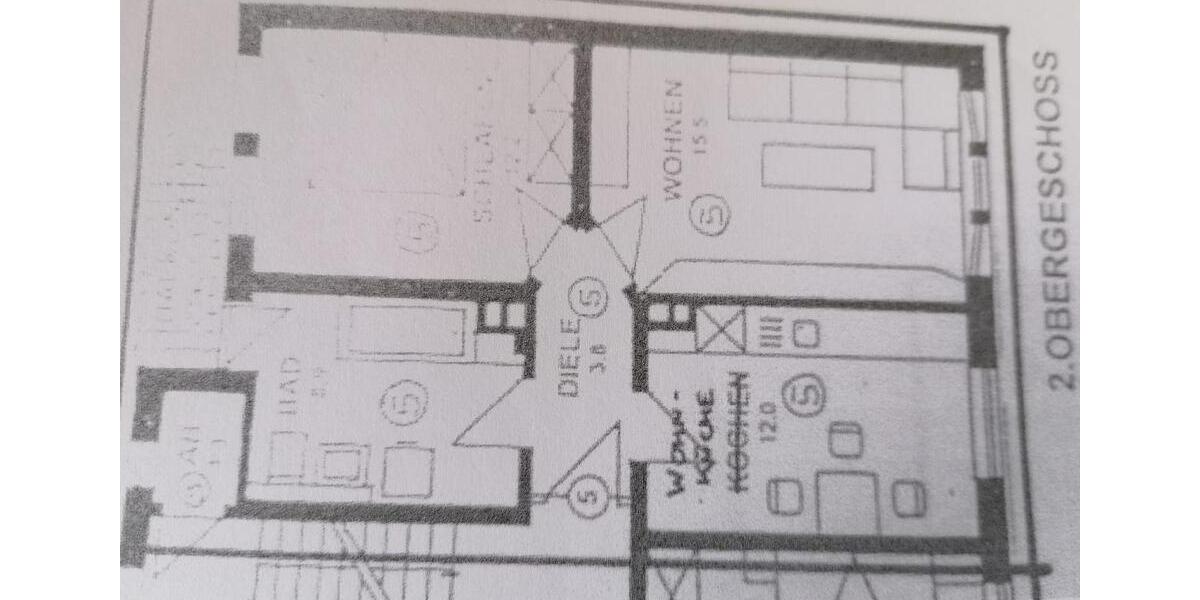 Etagenwohnung Augsburg Lechhausen - 2 Zimmer, 55 m&sup2;, 240.000&euro; | Angebot:26522192