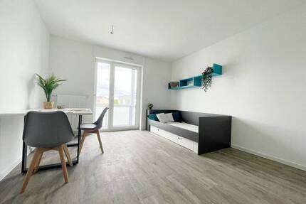 Modern möbliertes 1 Zimmer Apartment mit Terrasse, W-Lan und TG-Stellplatz