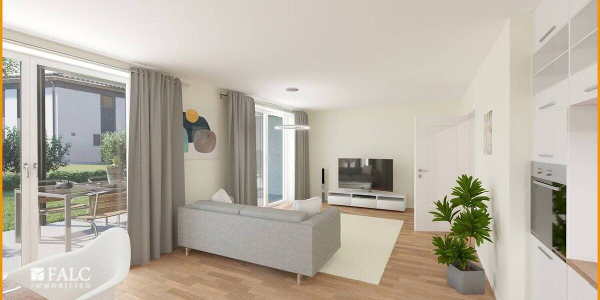 Etagenwohnung Aindling - 2 Zimmer, 64 m&sup2;, 359.800&euro; | Angebot:25742757