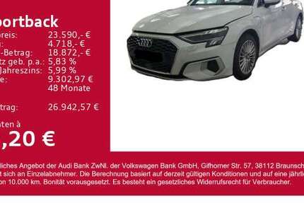 Audi A3 32.696 km 23.590 € Gersthofen 86368