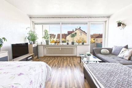 Toll vermietet & optimal angebunden - Großzügige 1-Zimmer-Wohnung in Augsburg-Kriegshaber 1 zimmer