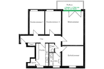 Provisionsfrei* Direkt vom Eigentümer: Sonnige elegante 106 qm Garten Stadtwohnung Augsburg Innenstadt, saniert (Kapitalanleger, München Pendler, Praxis) - Erdgeschoßwohnung Augsburg Innenstadt | Angebot:26599564