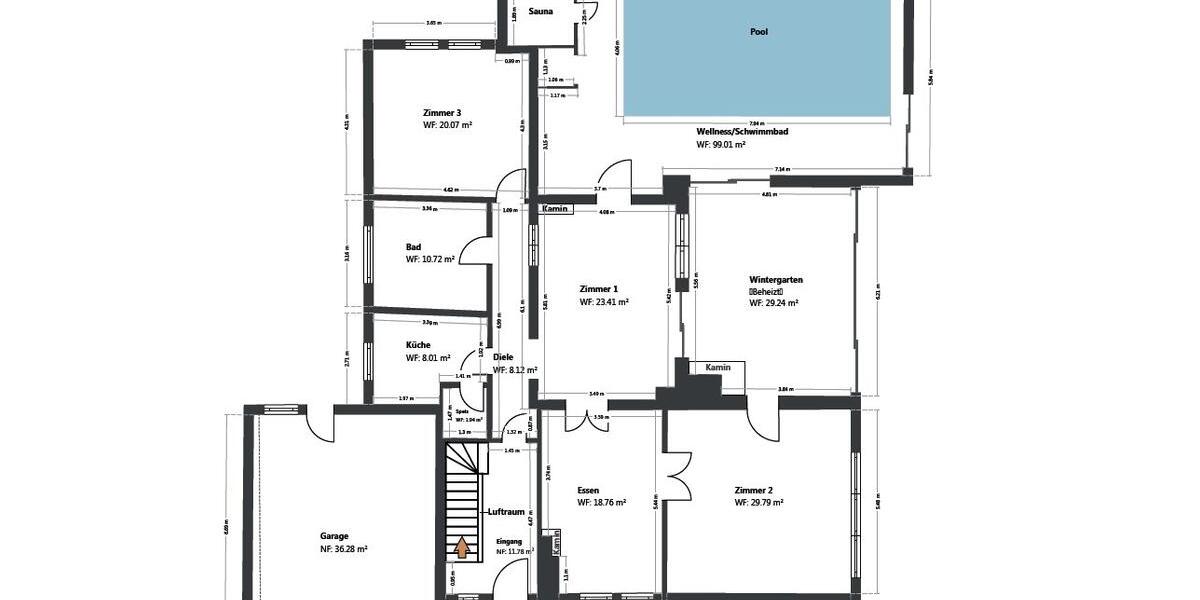 Einfamilienhaus Adelzhausen - 10 Zimmer, 350 m&sup2;, 3.200&euro; | Angebot:26682500