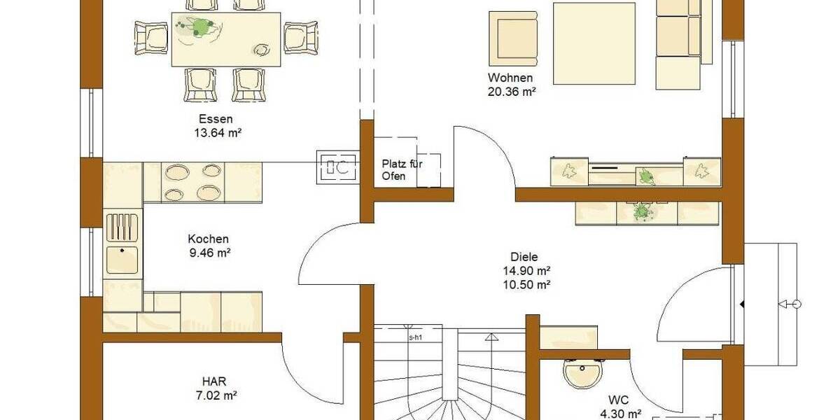 Einfamilienhaus Untermeitingen - 4 Zimmer, 135 m&sup2;, 731.000&euro; | Angebot:25734776