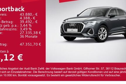 Audi Q3 8.800 km 43.880 &euro; Gersthofen 86368