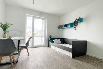 Modern möbliertes 1 Zimmer Apartment mit Balkon, W-Lan und TG-Stellplatz 1 zimmer