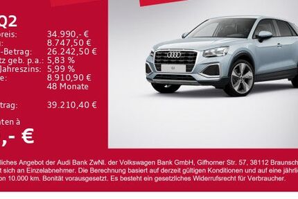 Audi Q2 6.785 km 34.990 &euro; Gersthofen 86368