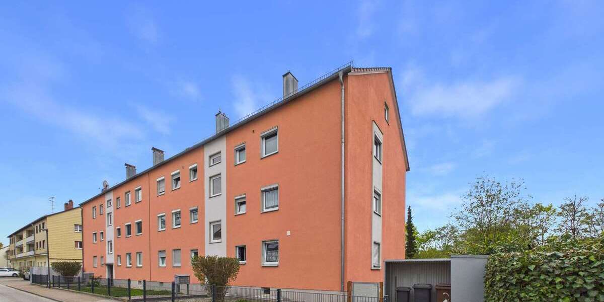 Vermietetes Investment mit Potenzial in Haunstetten - 3-Zimmer-Wohnung mit Balkon - Etagenwohnung Augsburg Augsburg - Haunstetten - Siebenbrunn - Haunstetten | Angebot:26420295