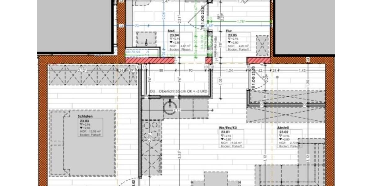 Hochparterre Bobingen - 2 Zimmer, 53 m&sup2;, 1.252&euro; | Angebot:24488451