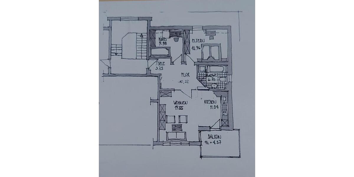 Mehrfamilienhaus, Wohnhaus Langweid am Lech - 3 Zimmer, 82 m&sup2;, 380.000&euro; | Angebot:26044923