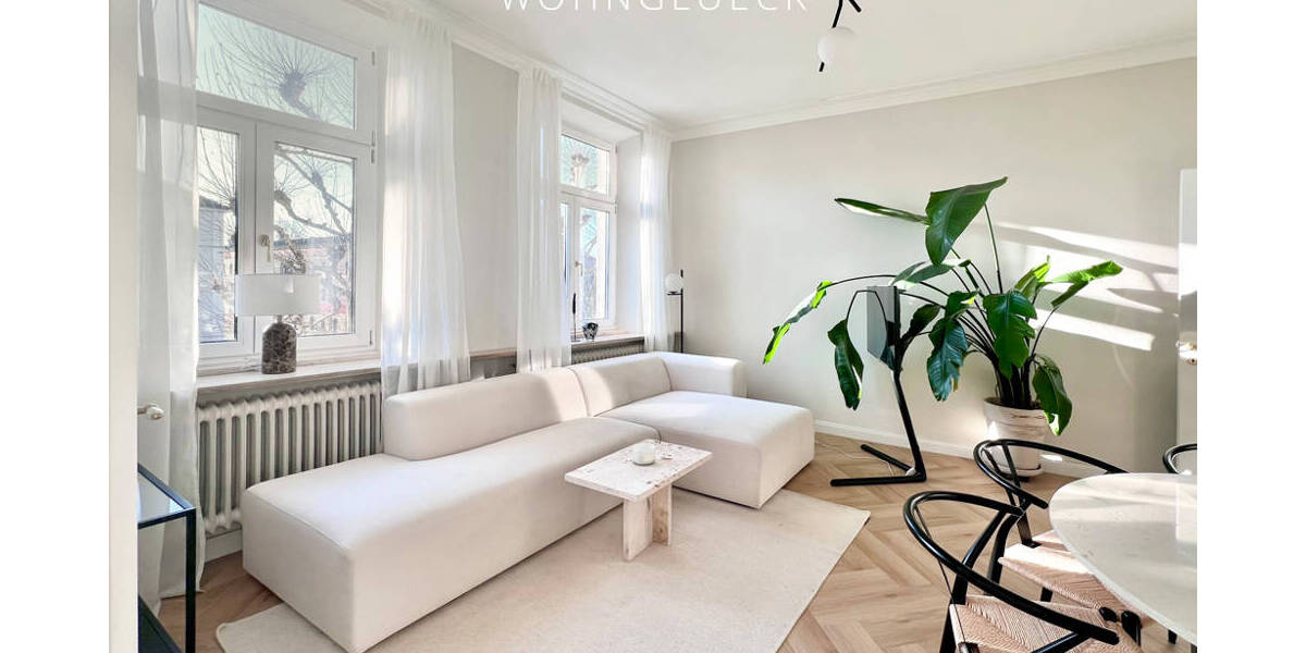 Etagenwohnung Augsburg Antonsviertel - 3 Zimmer, 96 m&sup2;, 1.690&euro; | Angebot:26641591