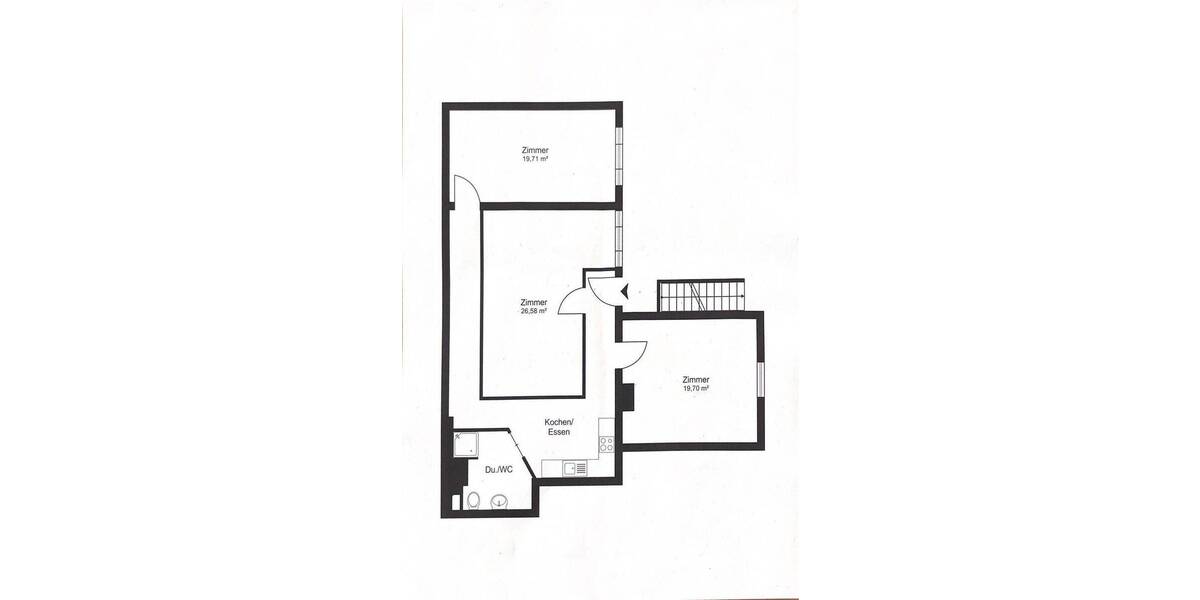 Etagenwohnung Augsburg Innenstadt - 3 Zimmer, 95 m&sup2;, 1.300&euro; | Angebot:26891758