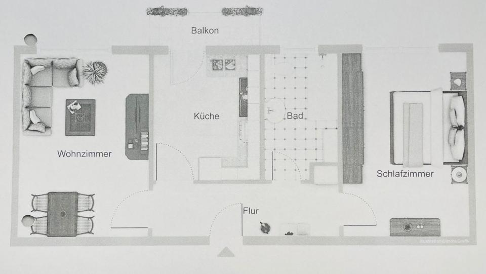 Etagenwohnung Dasing - 2 Zimmer, 64 m&sup2;, 275.000&euro; | Angebot:27093217