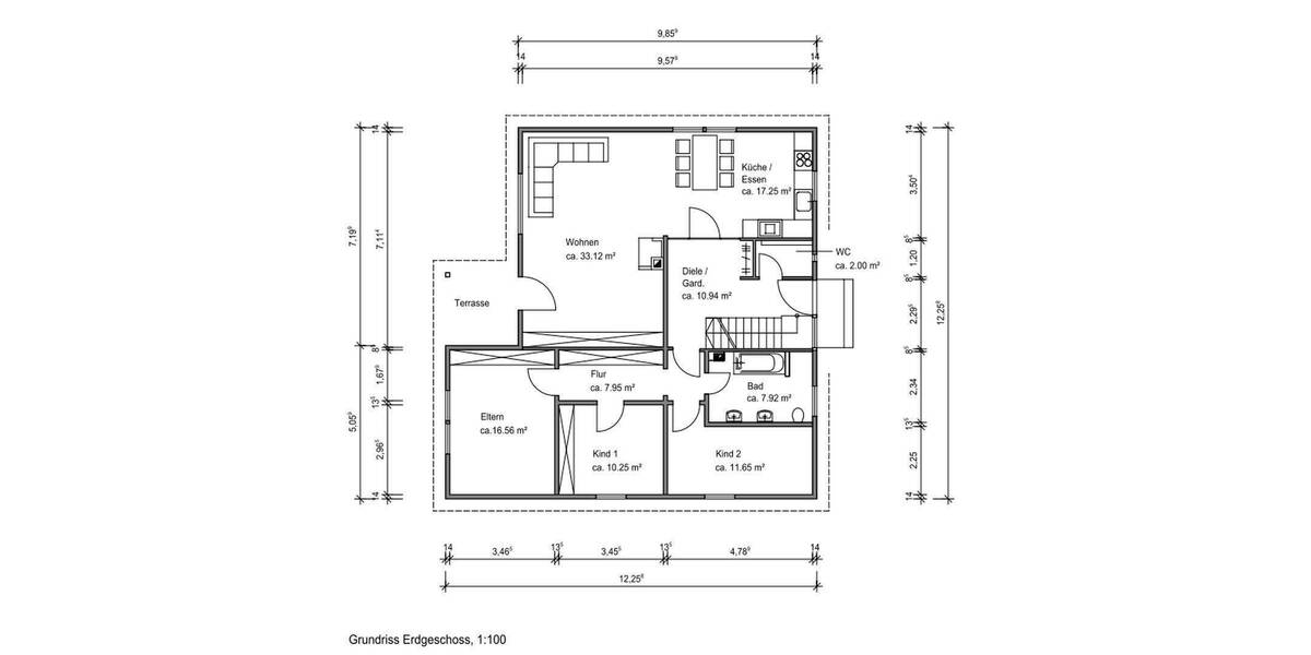 Einfamilienhaus Königsbrunn - 4 Zimmer, 120 m&sup2;, 580.000&euro; | Angebot:25384348