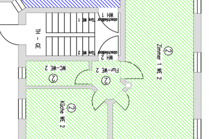 Wohnung Augsburg Pfersee - 2 Zimmer, 59 m&sup2;, 248.900&euro; | Angebot:25478507