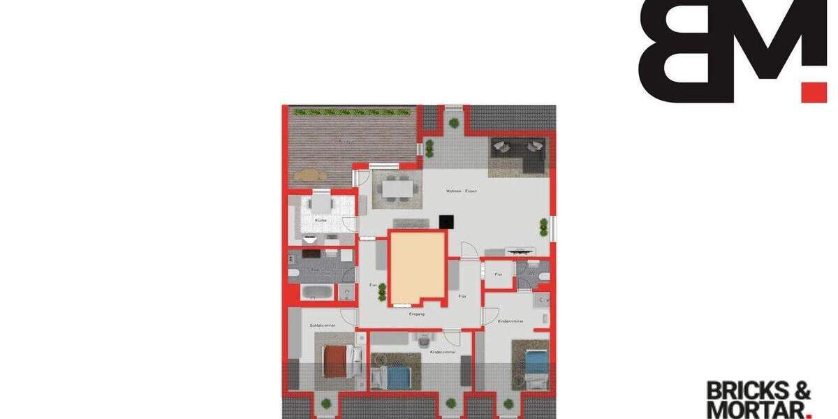 Etagenwohnung Aichach - 4 Zimmer, 132 m&sup2;, 495.000&euro; | Angebot:25601849