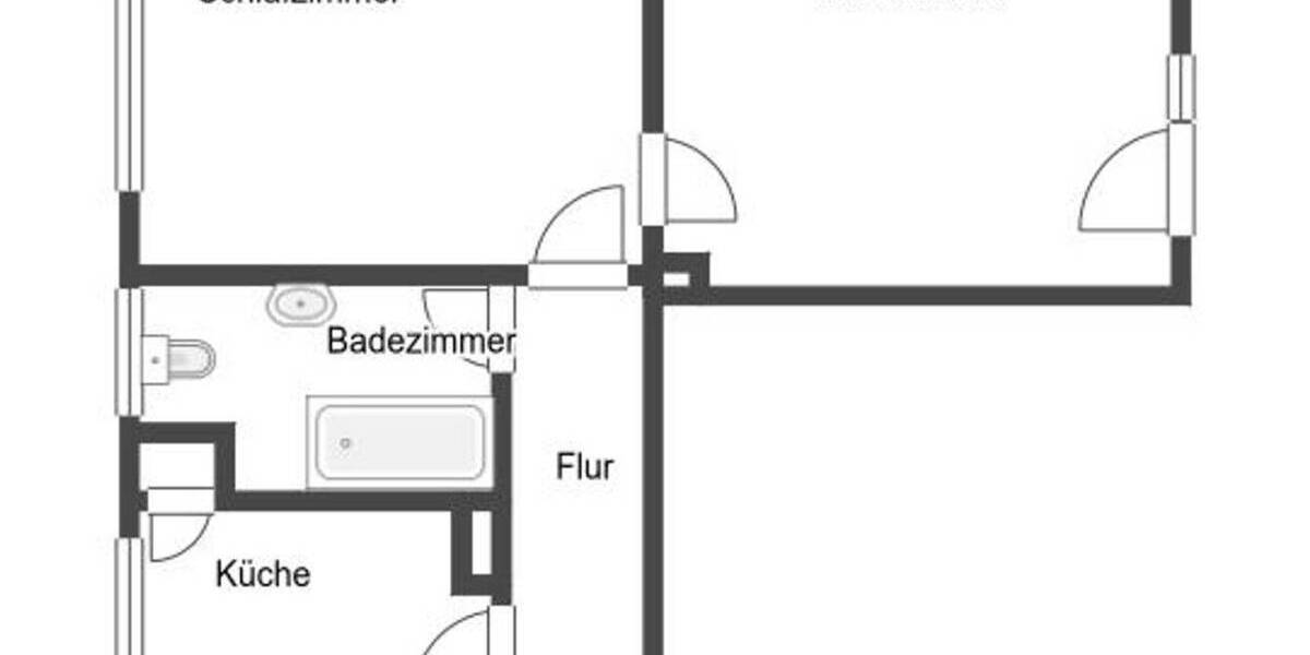 Etagenwohnung Gersthofen - 2 Zimmer, 46 m&sup2;, 159.500&euro; | Angebot:26841843