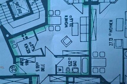 Wohnung Augsburg Universitätsviertel - 2 Zimmer, 60 m&sup2;, 1.352&euro; | Angebot:24521718