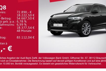 Audi Q8 31.267 km 72.890 &euro; Gersthofen 86368