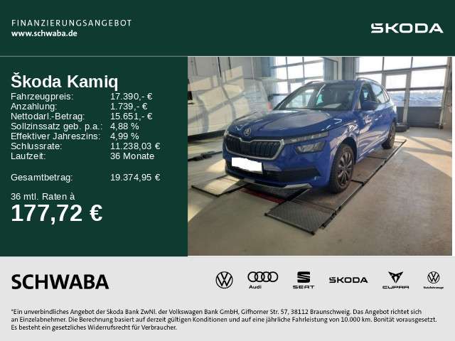 Skoda Kamiq 16.400 km 17.390 &euro; Gersthofen 86368