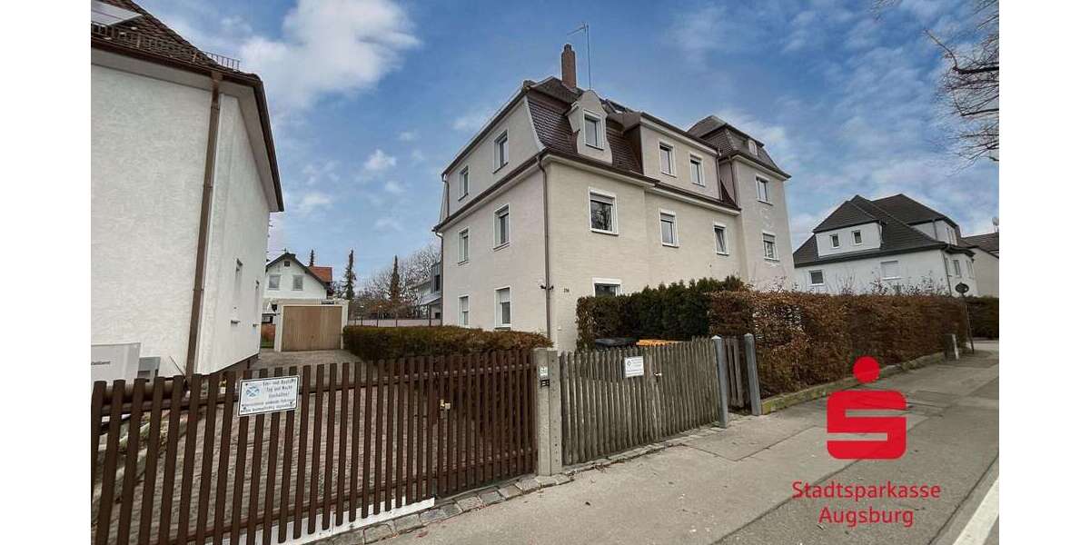 Etagenwohnung Augsburg Bärenkeller - 3 Zimmer, 81 m&sup2;, 350.000&euro; | Angebot:25306612