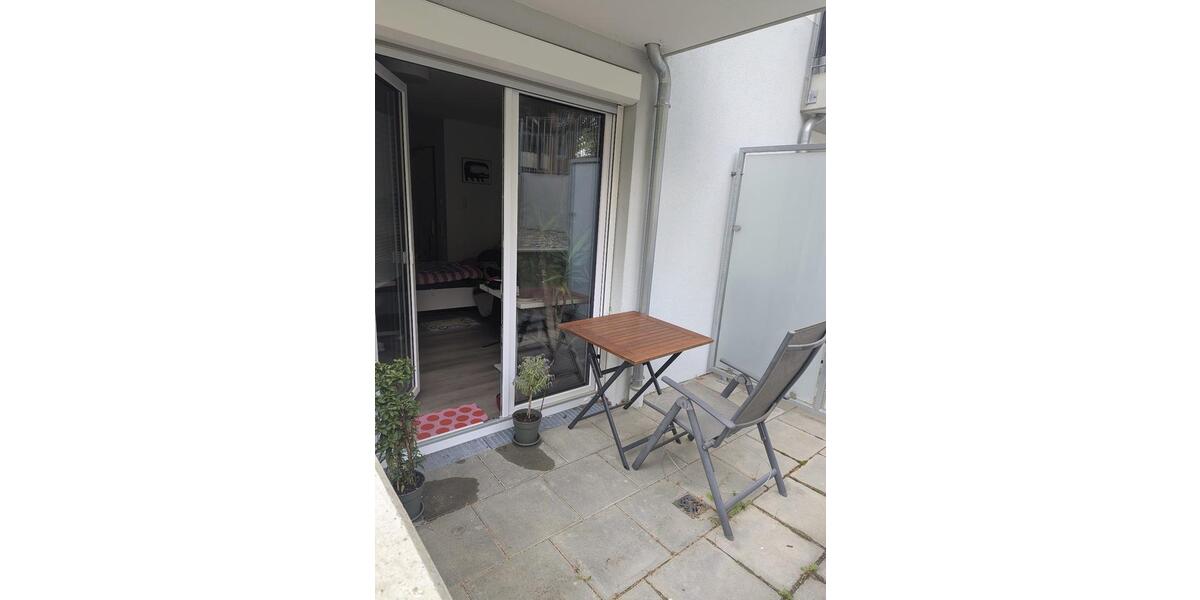 Terrassenwohnung Augsburg Bergheim - 1 Zimmer, 23 m&sup2;, 440&euro; | Angebot:26589180