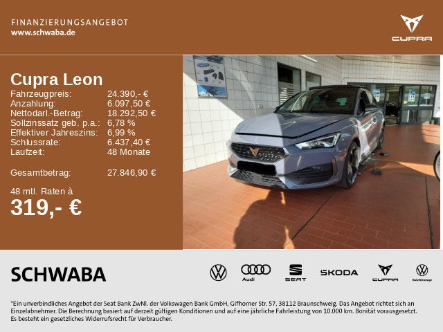 Cupra Leon 53.300 km 24.390 € Gersthofen 86368