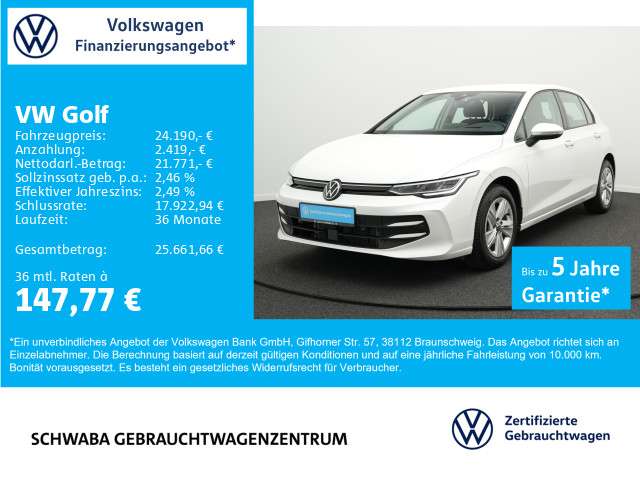 VW Golf 8.000 km 24.190 € Gersthofen 86368
