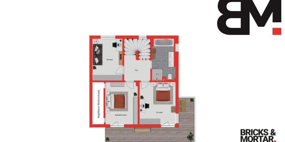 Einfamilienhaus Augsburg Oberhausen - 4 Zimmer, 135 m&sup2;, 1.090.000&euro; | Angebot:25896546