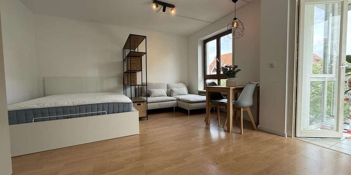 Etagenwohnung Augsburg Universitätsviertel - 1 Zimmer, 32 m&sup2;, 850&euro; | Angebot:26759689