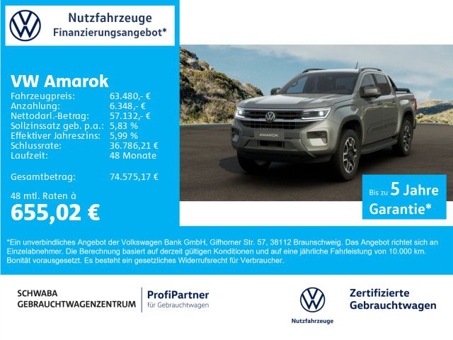 VW Amarok 4.444 km 63.480 € Gersthofen 86368