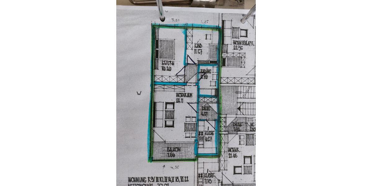 Etagenwohnung Friedberg - 3 Zimmer, 73 m&sup2;, 280.000&euro; | Angebot:26565527