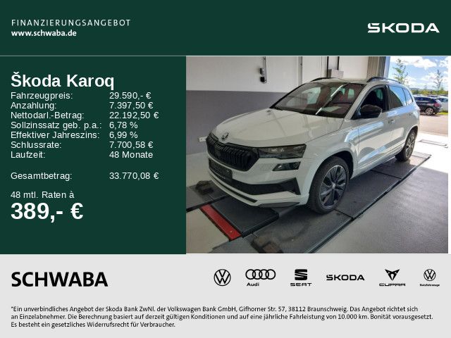 Skoda Karoq 47.000 km 29.590 € Gersthofen 86368