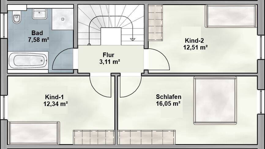 Reihenmittelhaus Augsburg Göggingen - 5 Zimmer, 133 m&sup2;, 849.000&euro; | Angebot:26878770