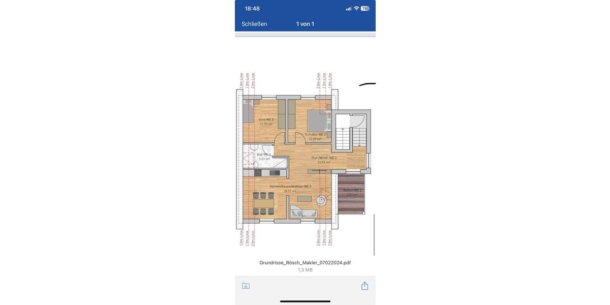 Dachgeschoßwohnung Altenmünster - 4 Zimmer, 95 m&sup2;, 1.150&euro; | Angebot:26473023