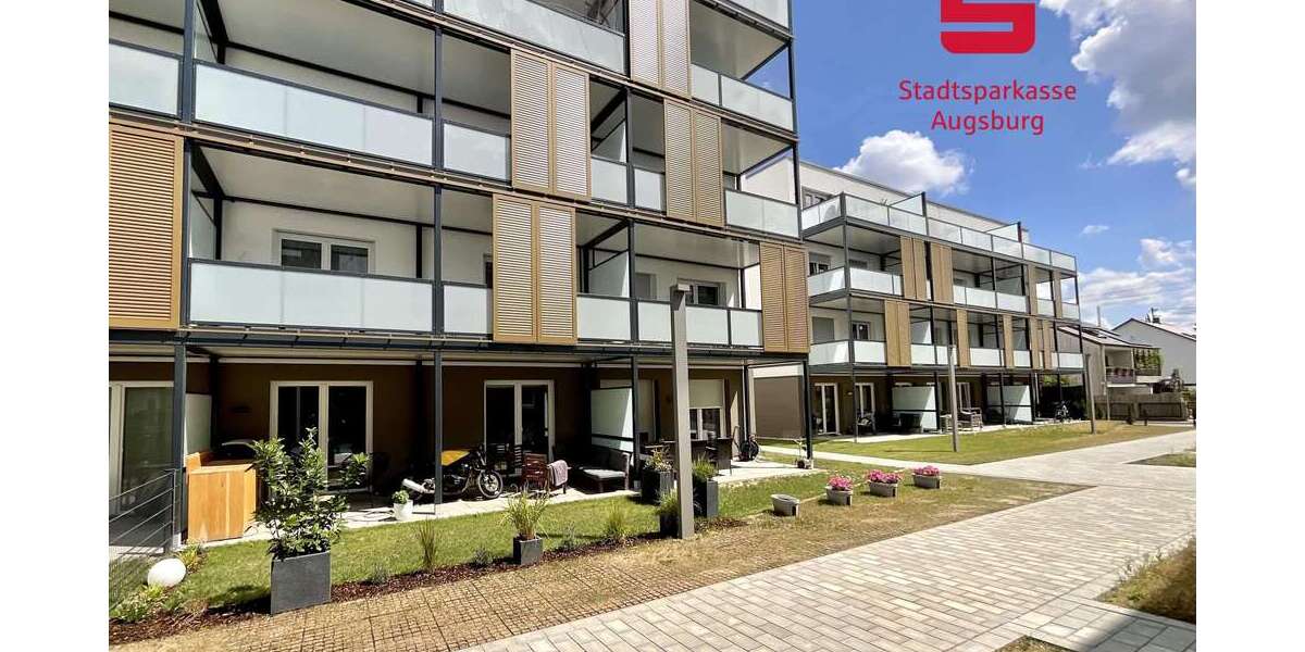 Etagenwohnung Augsburg Bärenkeller - 2 Zimmer, 46 m&sup2;, 299.000&euro; | Angebot:22241299