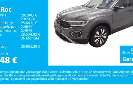 VW T-Roc 9.500 km 27.890 &euro; Gersthofen 86368