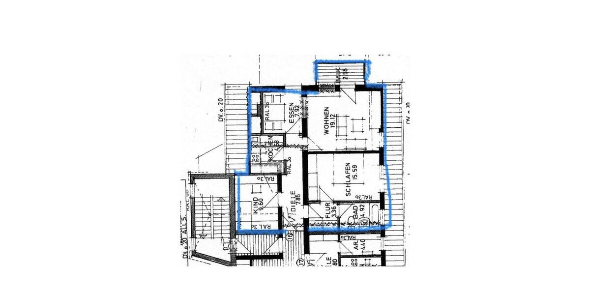Etagenwohnung Augsburg Pfersee - 4 Zimmer, 75 m&sup2;, 256.700&euro; | Angebot:26155478