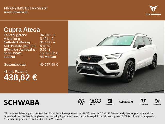 Cupra Ateca 31.600 km 34.910 € Gersthofen 86368