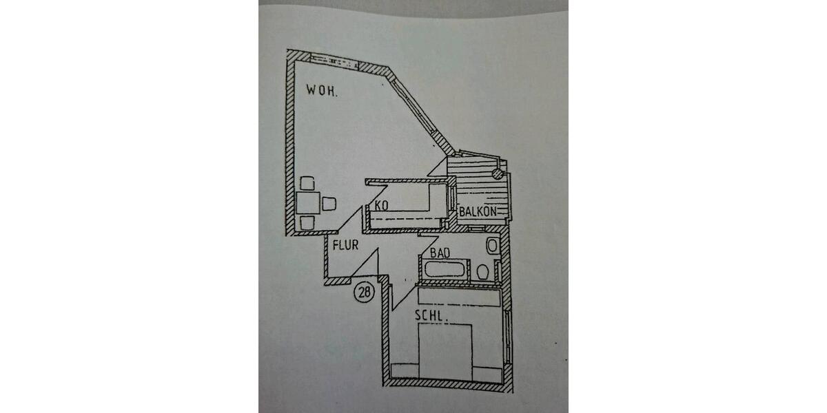 Etagenwohnung Untermeitingen - 2 Zimmer, 55 m&sup2;, 225.000&euro; | Angebot:27002256
