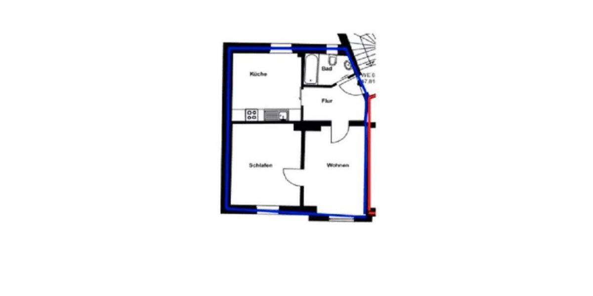Etagenwohnung Augsburg Bärenkeller - 2 Zimmer, 48 m&sup2;, 1.032&euro; | Angebot:26068219