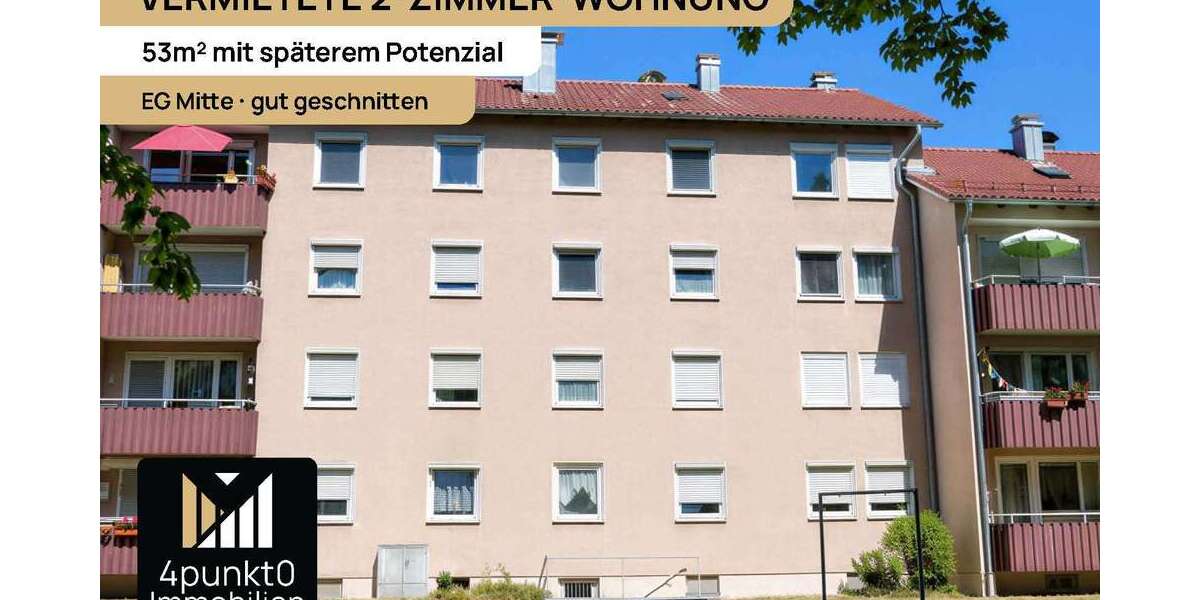 Etagenwohnung Augsburg Hochzoll - 2 Zimmer, 53 m&sup2;, 169.000&euro; | Angebot:26818168